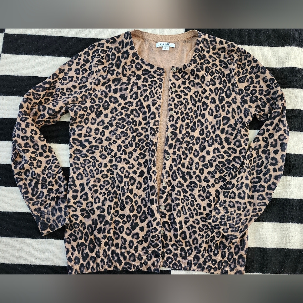 Leopatd print Cardigan